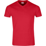 Mens Super Club 165 V-Neck T-Shirt RED