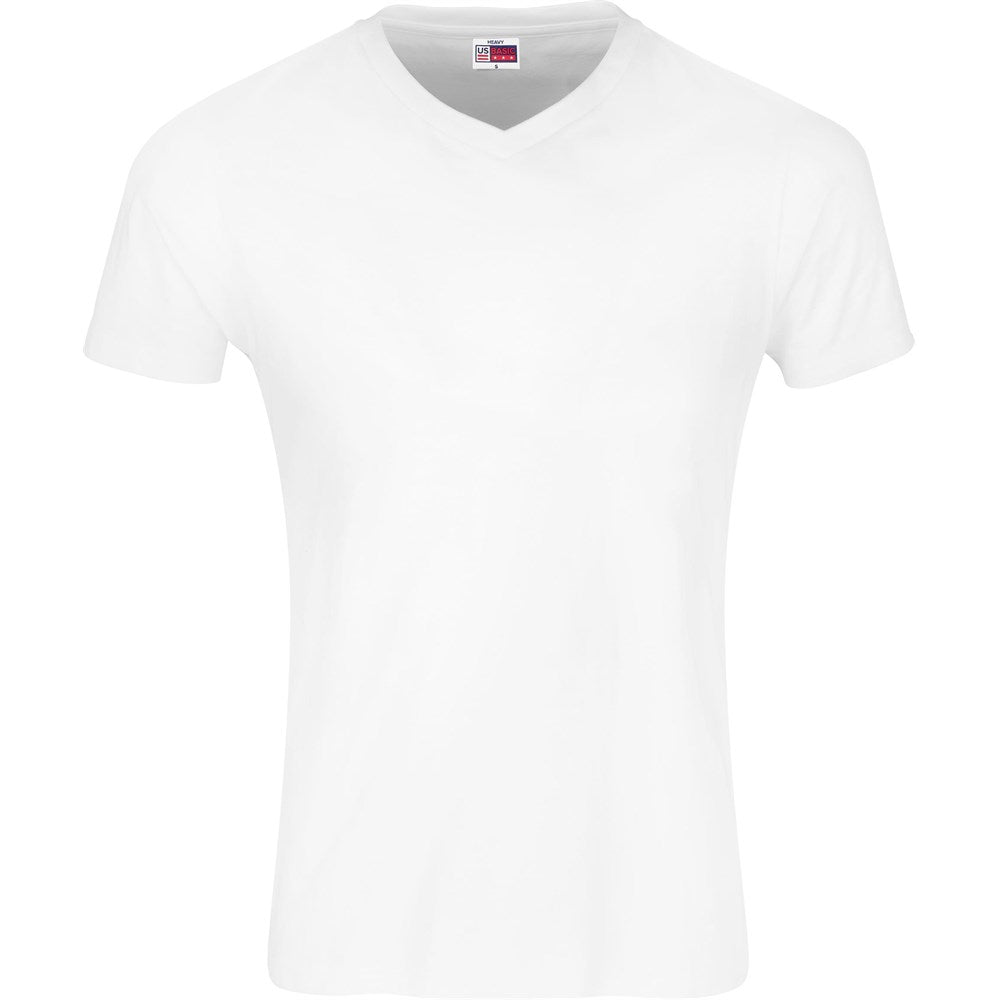 Mens Super Club 165 V-Neck T-Shirt WHITE