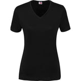 Ladies Super Club 165 V-Neck T-Shirt BLACK