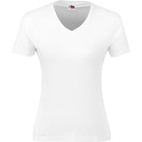 Ladies Super Club 165 V-Neck T-Shirt WHITE