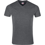 Mens Michigan Melange V-Neck T-Shirt DARK GREY