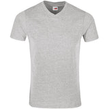 Mens Michigan Melange V-Neck T-Shirt GREY