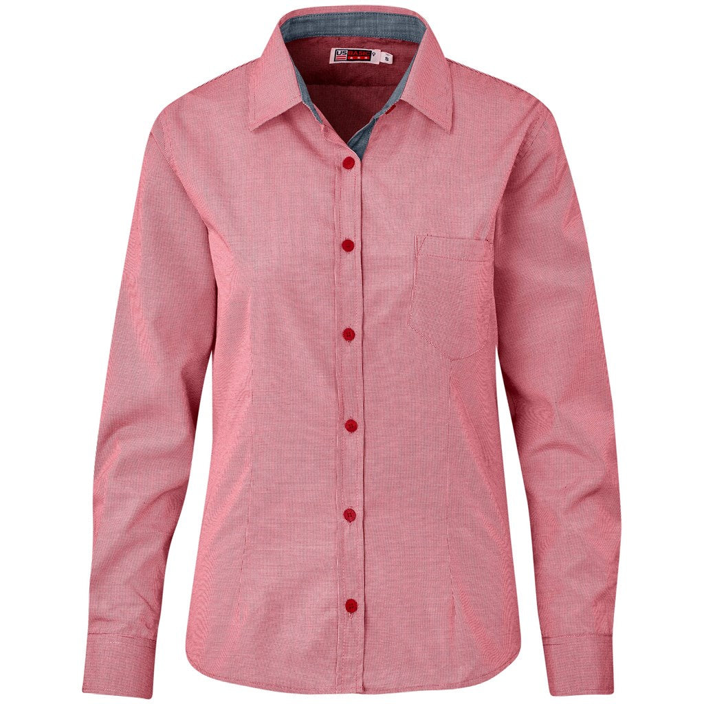 Ladies Long Sleeve Coventry Shirt - Red RED