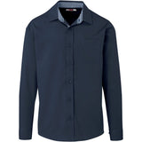 Mens Long Sleeve Warrington Shirt - Navy NAVY