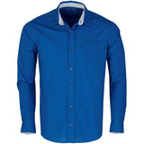 Mens Long Sleeve Warrington Shirt - Royal Blue ROYAL BLUE