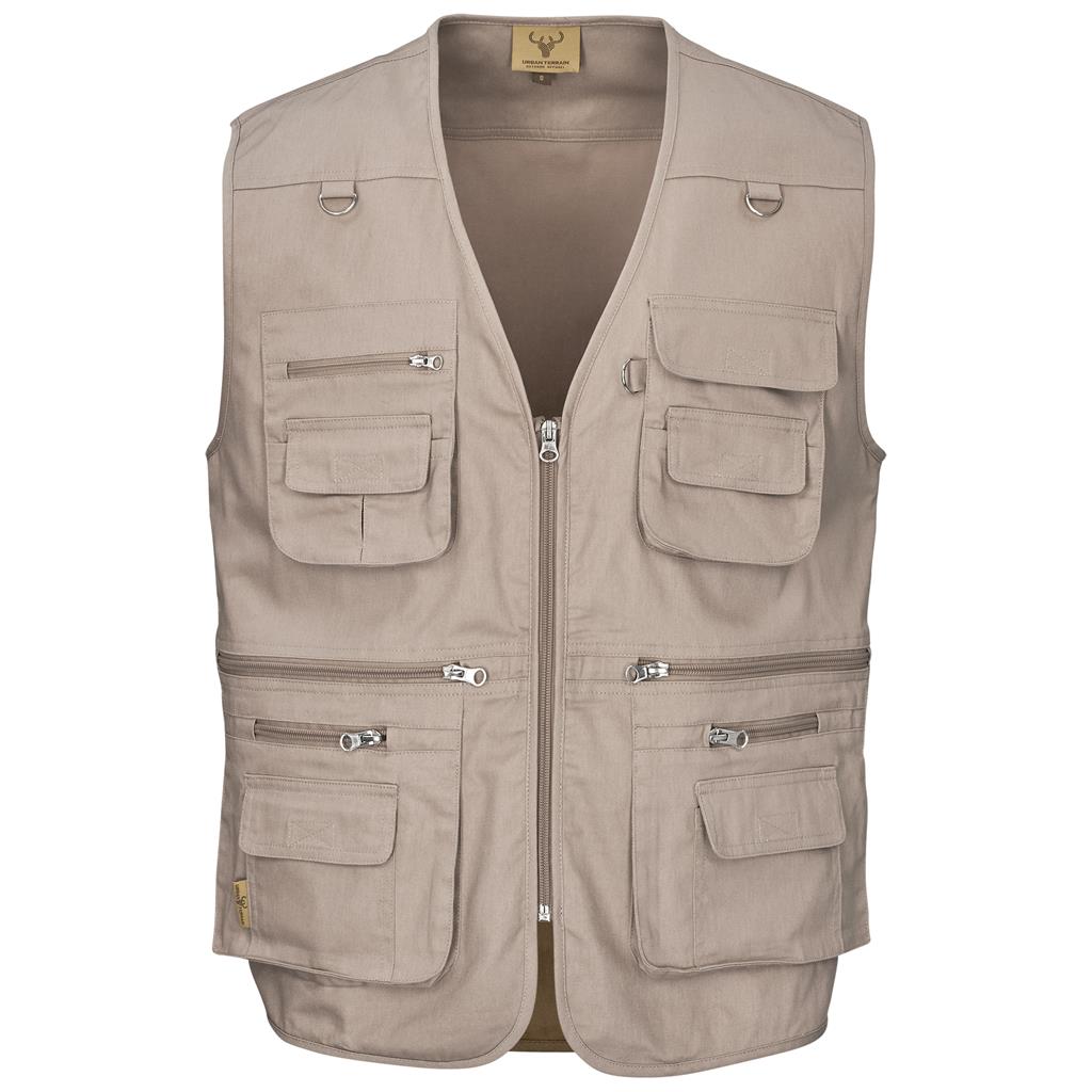 Mens Tugela Sleeveless Jacket STONE