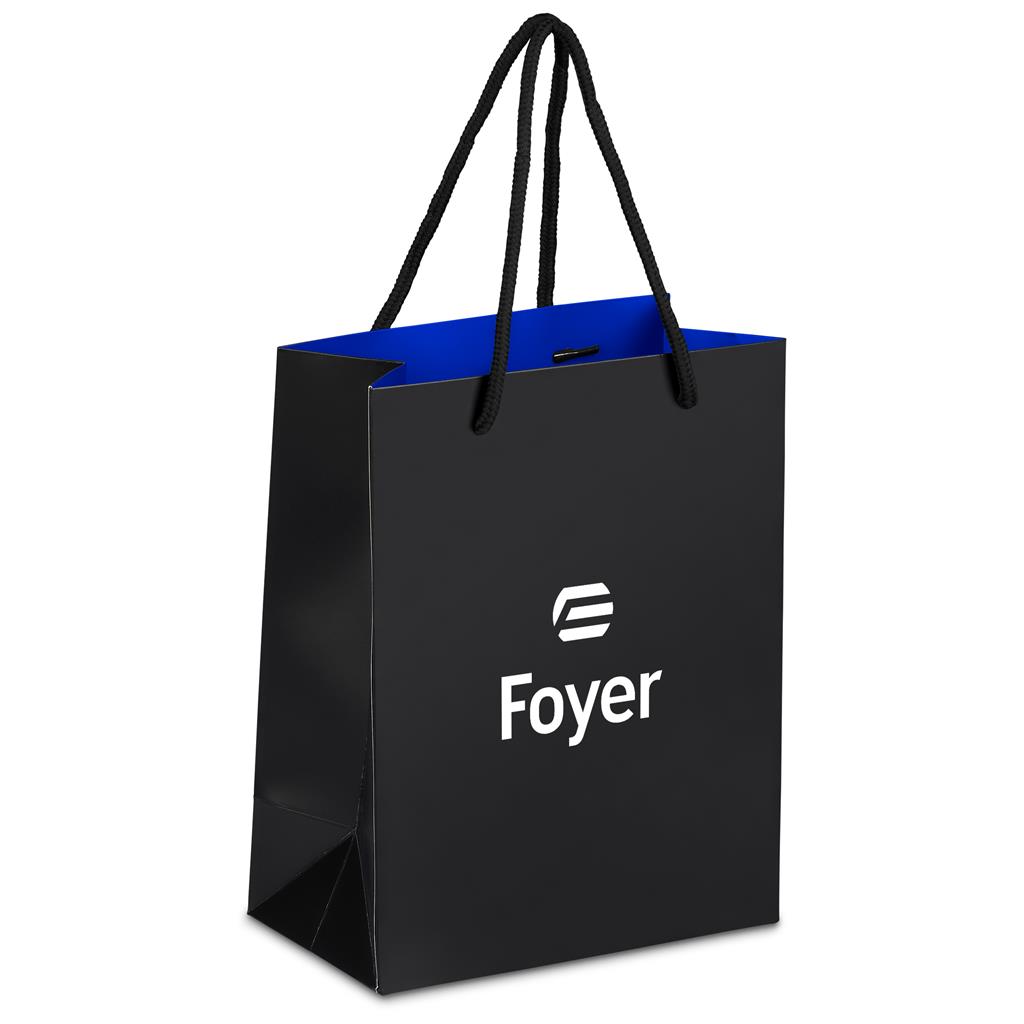 Altitude Finery Mini Paper Gift Bag BLUE