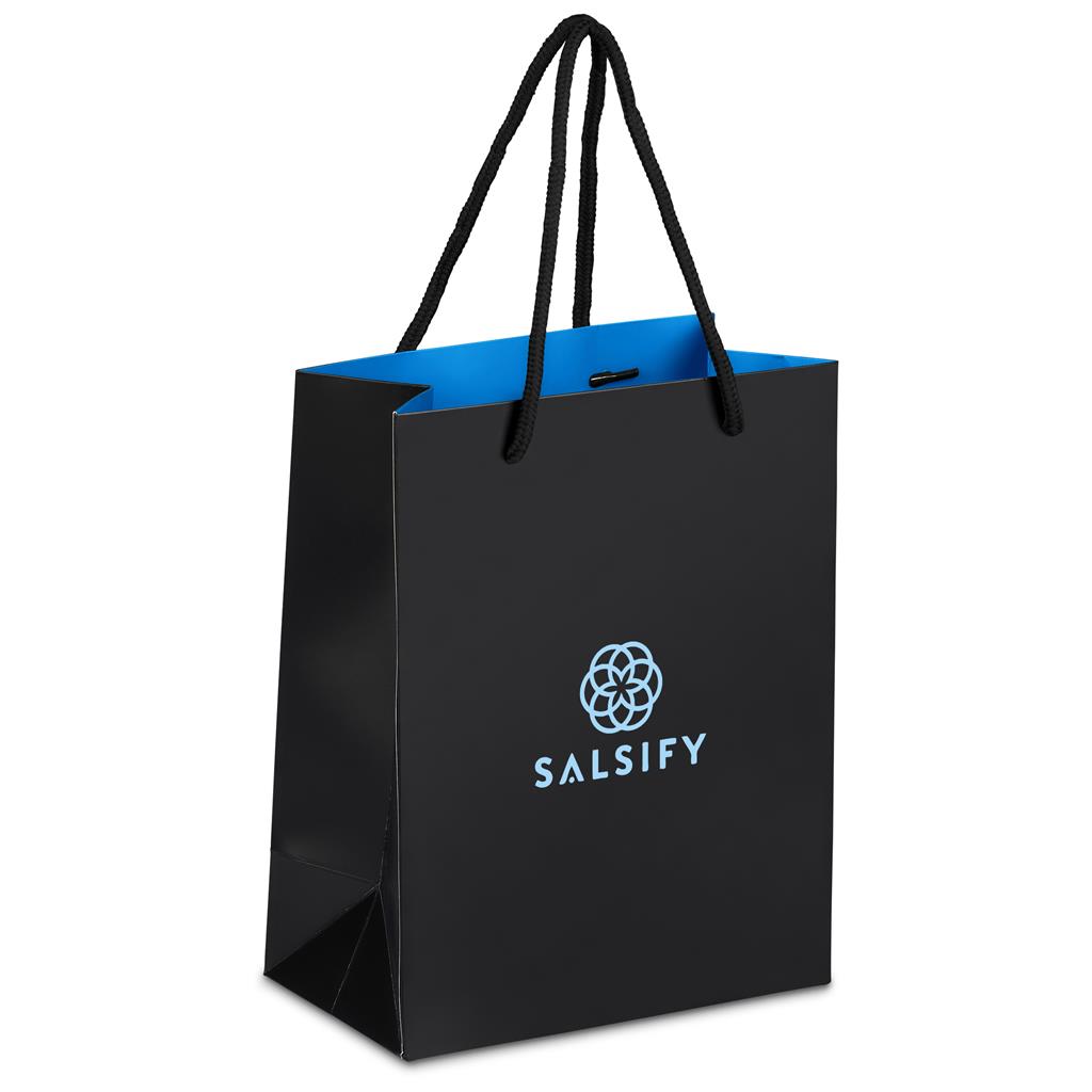 Altitude Finery Mini Paper Gift Bag LIGHT BLUE