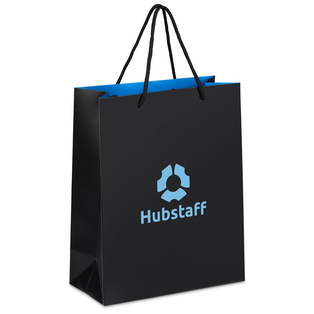 Altitude Finery Midi Paper Gift Bag LIGHT BLUE