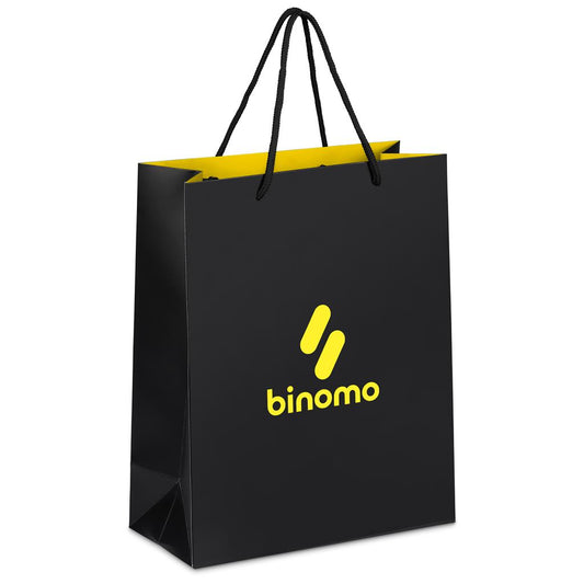 Altitude Finery Midi Paper Gift Bag YELLOW
