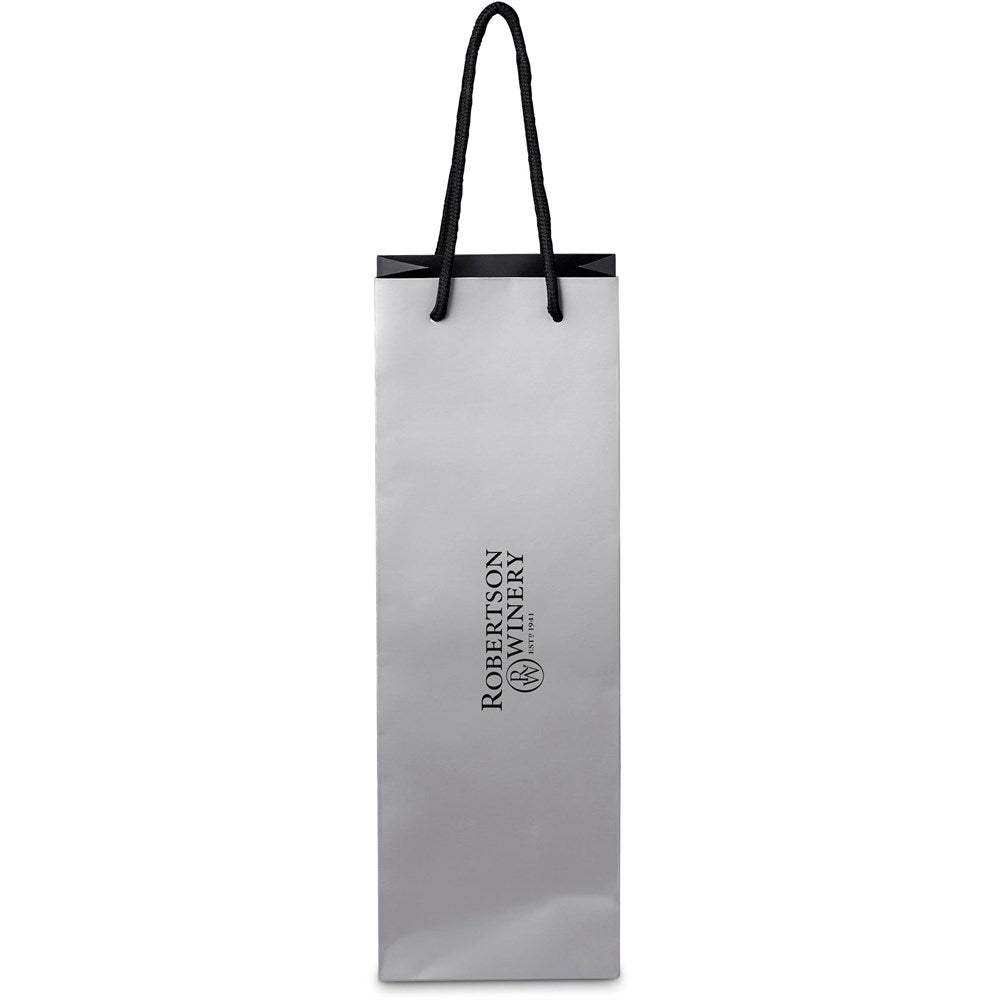 Altitude Majesty Wine Paper Gift Bag SILVER