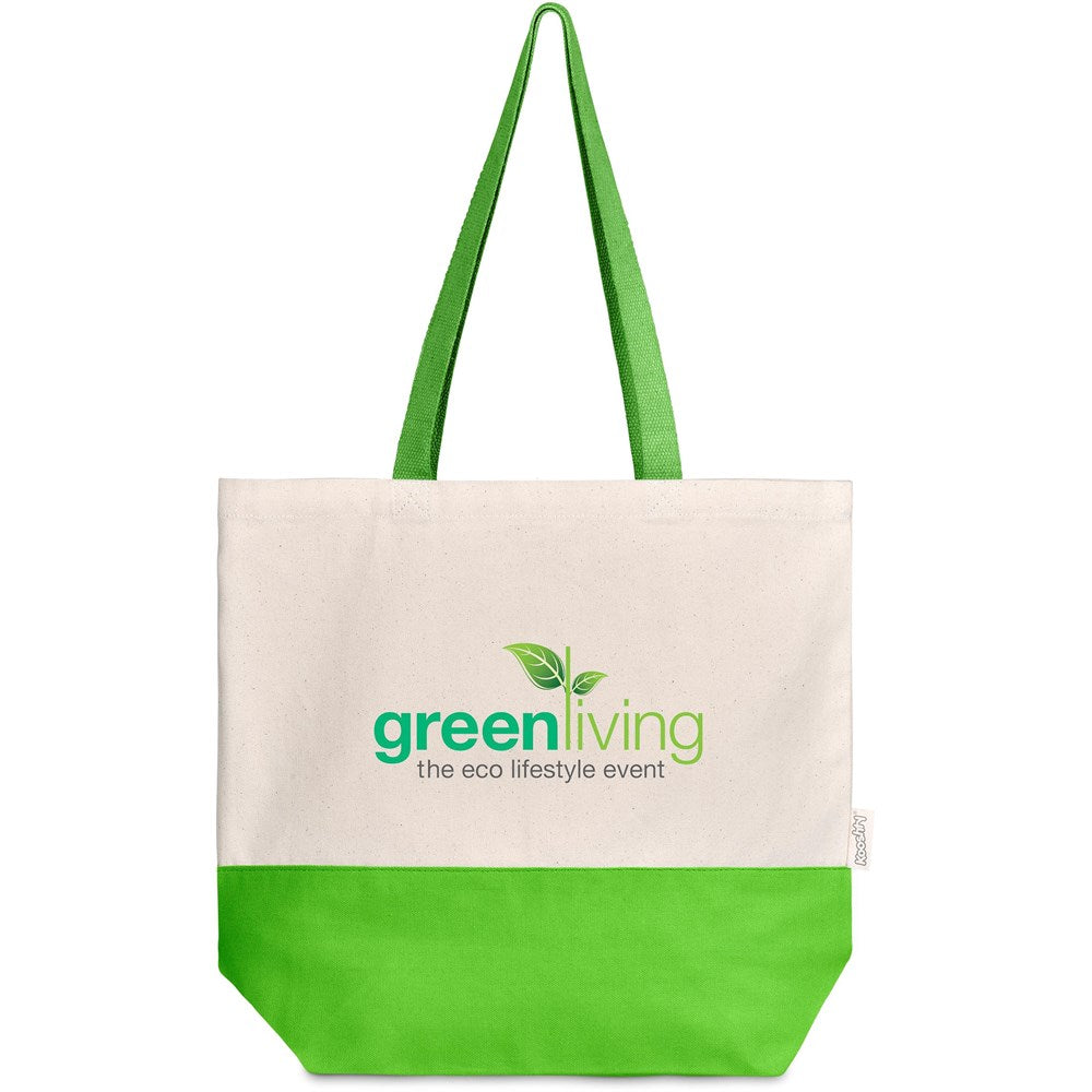 Kooshty Convo Cotton Beach Bag LIME