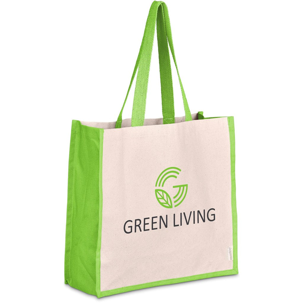 Kooshty SoCo Cotton Tote LIME
