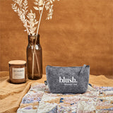 Okiyo Kesho Recycled PET Felt Mini Cosmetic Bag