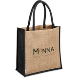 Okiyo Okinawa Jute Tote BLACK