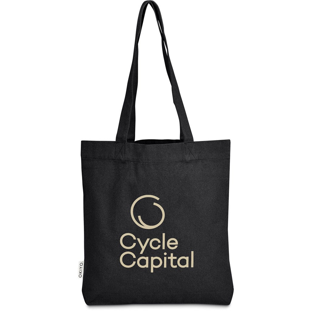 Okiyo Kyanbasu Recycled Canvas Shopper BLACK