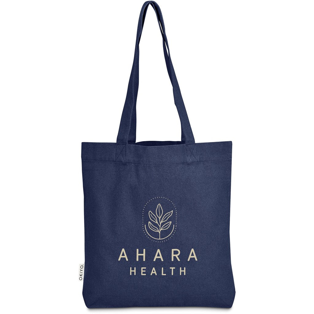 Okiyo Kyanbasu Recycled Canvas Shopper NAVY