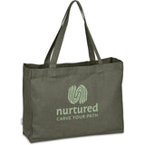 Okiyo Subarashi Recycled Canvas Tote MILITARY GREEN