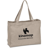 Okiyo Subarashi Recycled Canvas Tote STONE