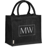 Okiyo Miyag Midi Jute Gift Bag BLACK