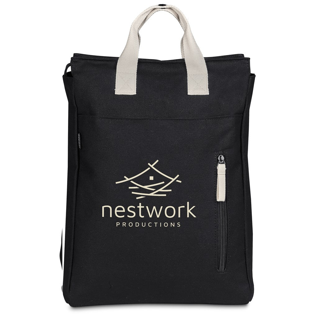 Serendipio Cityline Cotton Canvas Laptop Backpack