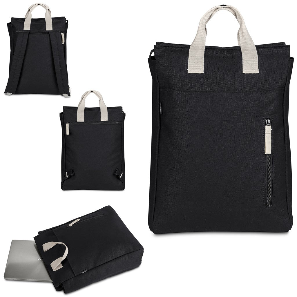 Serendipio Cityline Cotton Canvas Laptop Backpack