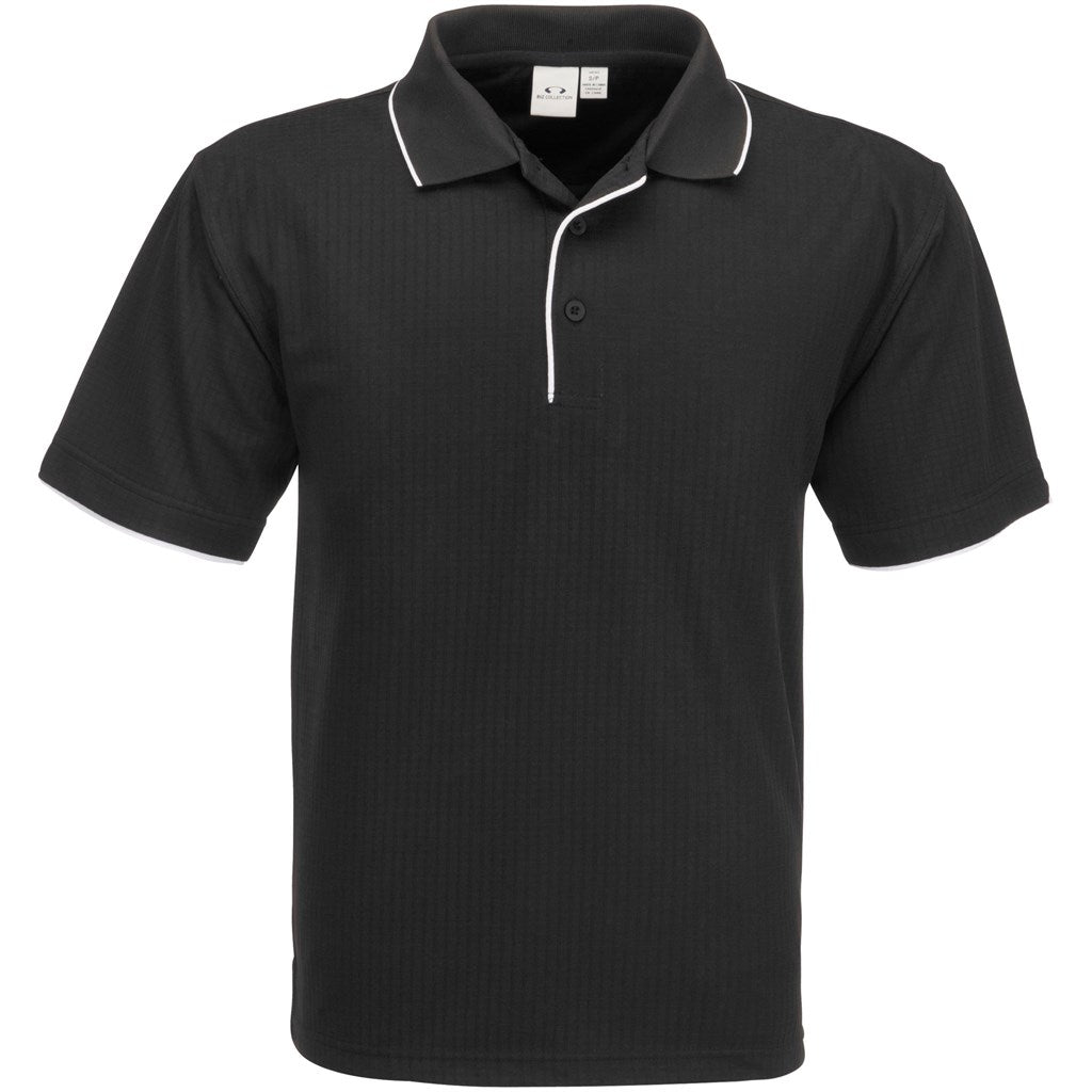 Mens Elite Golf Shirt BLACK