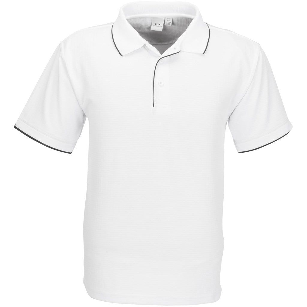 Mens Elite Golf Shirt WHITE