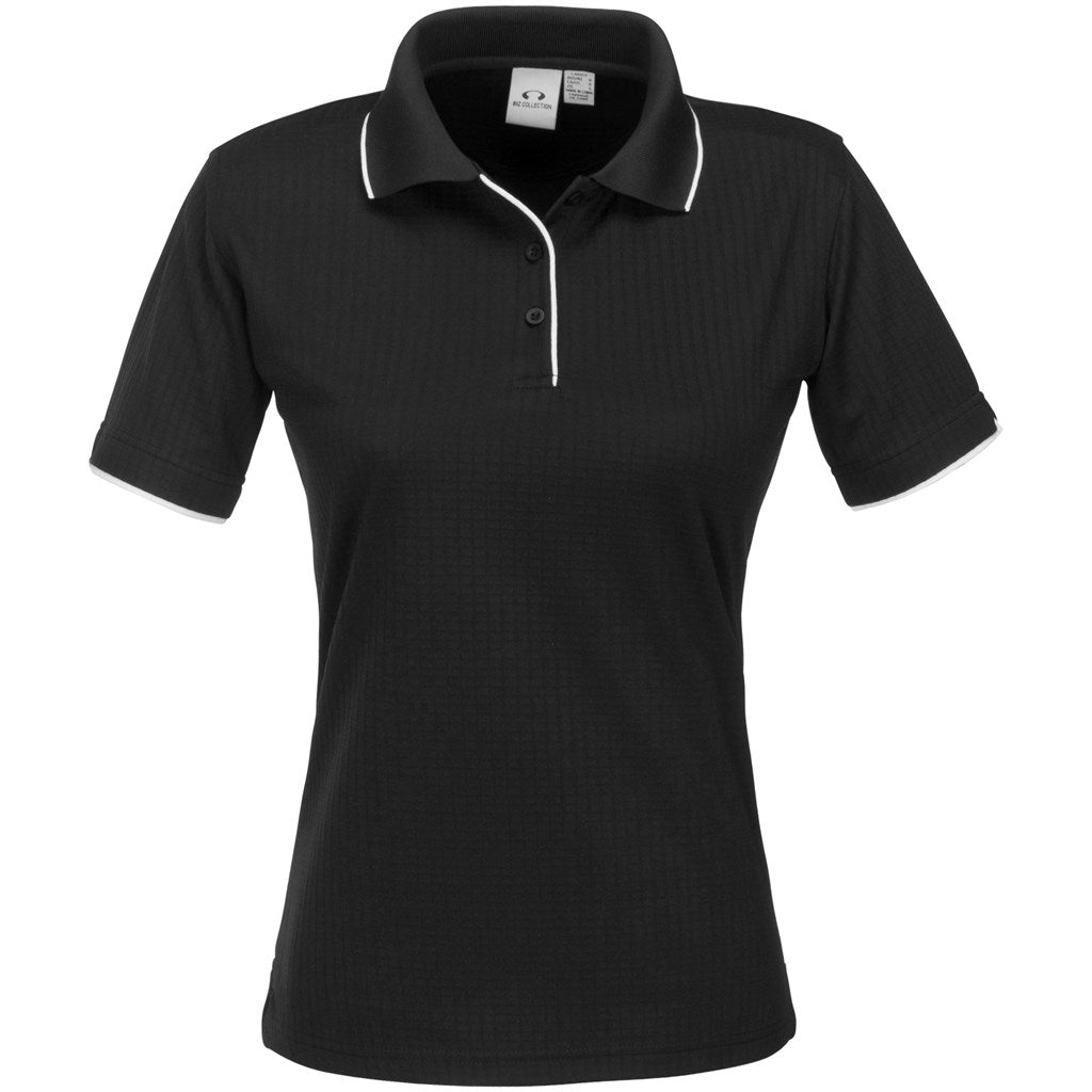 Ladies Elite Golf Shirt BLACK
