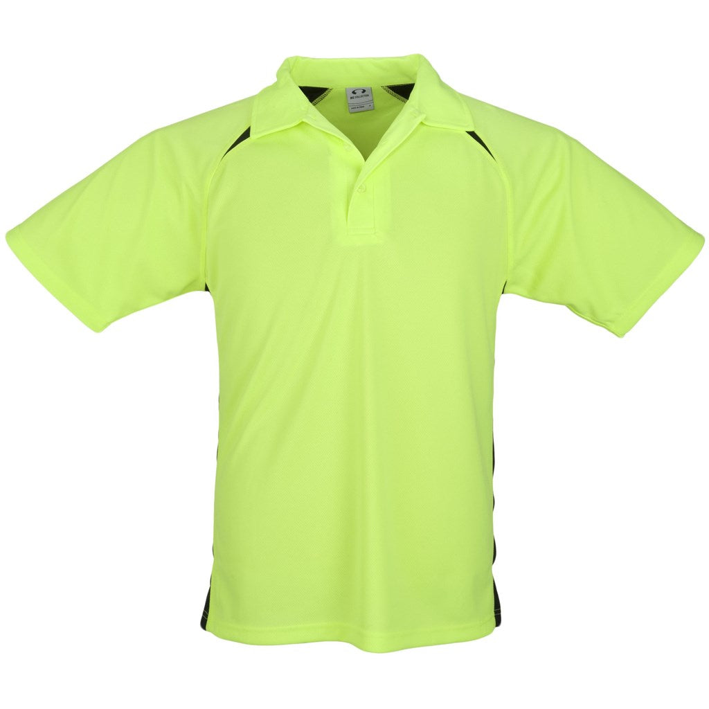 Kids Splice Golf Shirt - Lime LIME