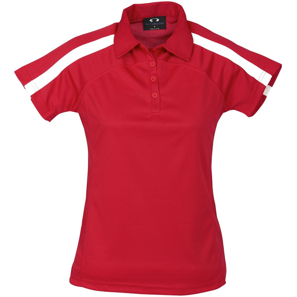 Ladies Monte Carlo Golf Shirt - Red RED