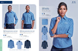 Mens Short Sleeve Micro Check Shirt - Light Blue