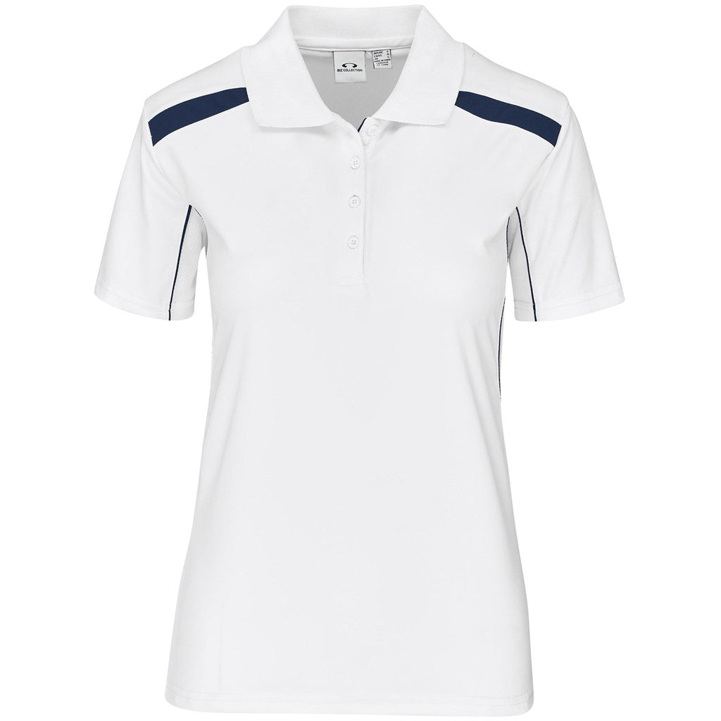 Ladies United Golf Shirt - White Navy WHITE NAVY