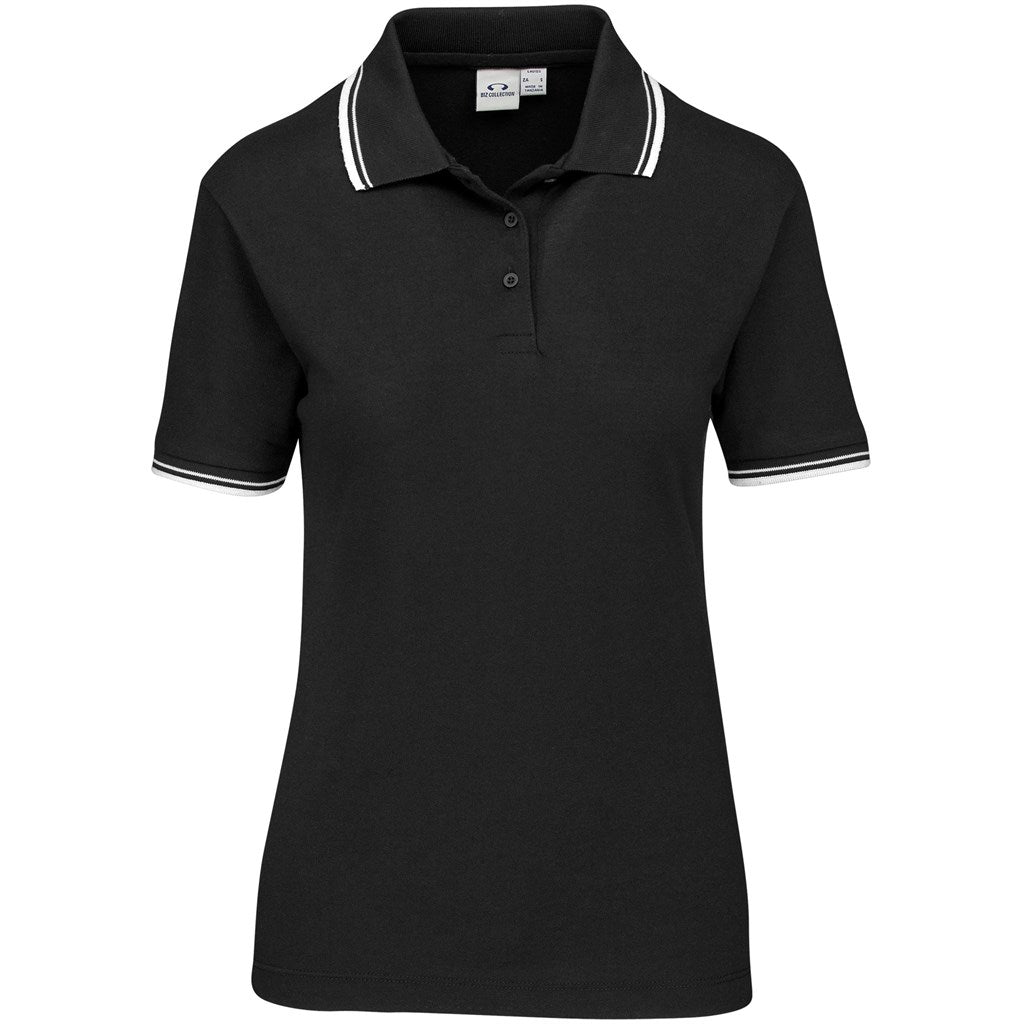 Ladies Cambridge Golf Shirt - Black BLACK