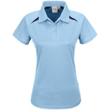 Ladies Splice Golf Shirt - Light Blue LIGHT BLUE