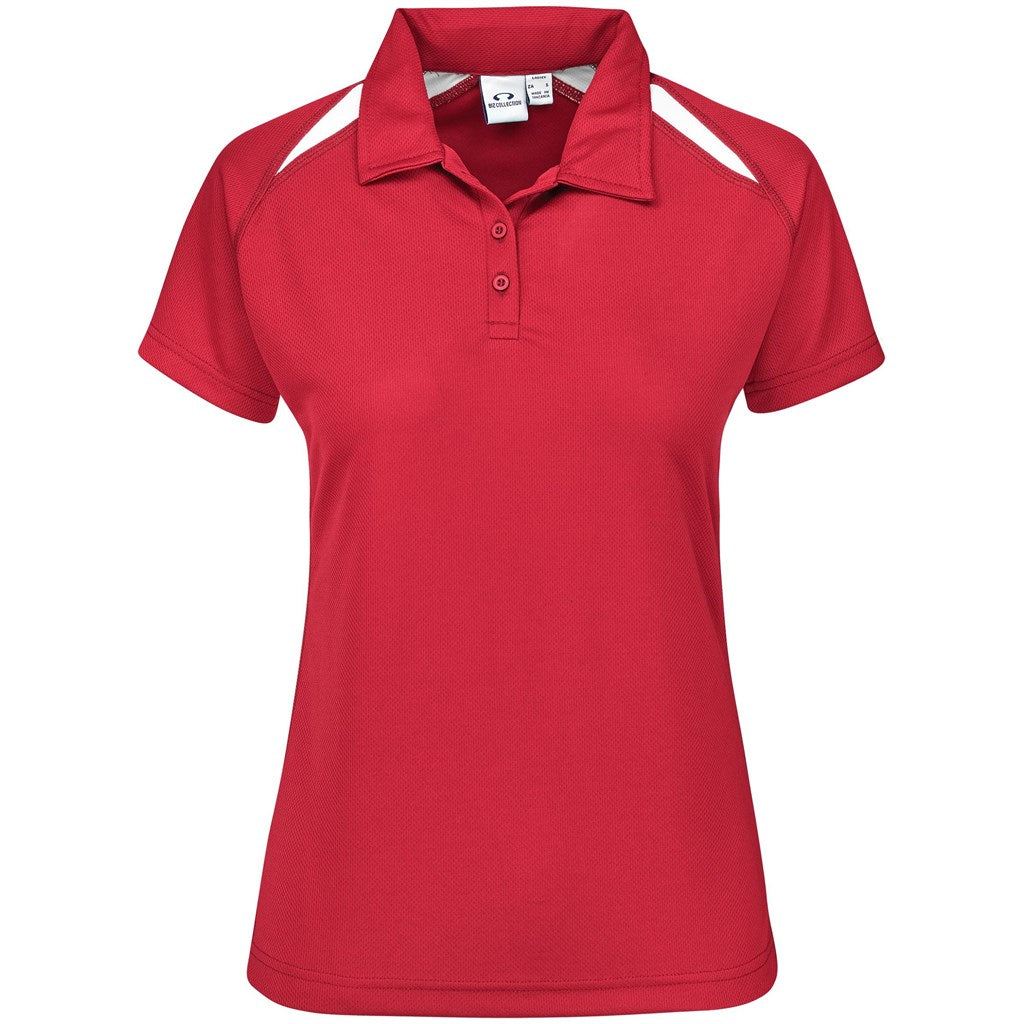 Ladies Splice Golf Shirt - Red RED