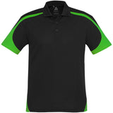 Mens Talon Golf Shirt LIME
