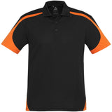 Mens Talon Golf Shirt ORANGE