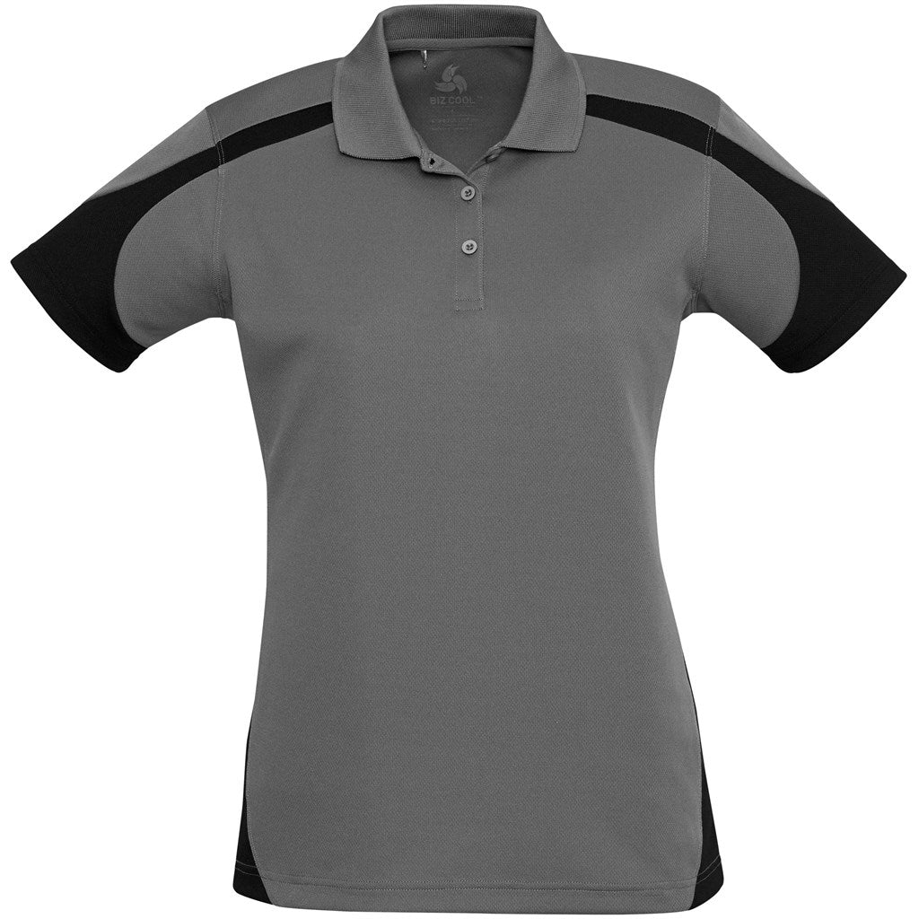 Ladies Talon Golf Shirt GREY