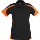 Ladies Talon Golf Shirt ORANGE
