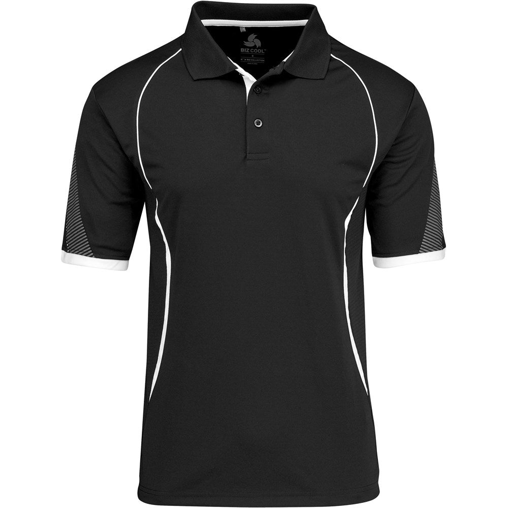 Mens Razor Golf Shirt BLACK