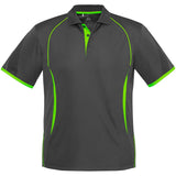 Mens Razor Golf Shirt GREY LIME