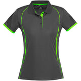 Ladies Razor Golf Shirt GREY LIME