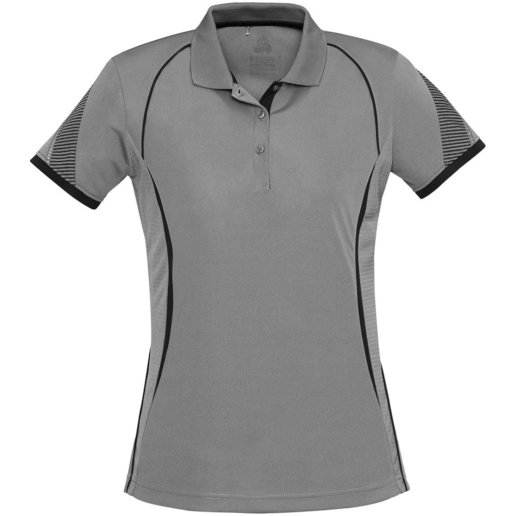 Ladies Razor Golf Shirt - Grey GREY