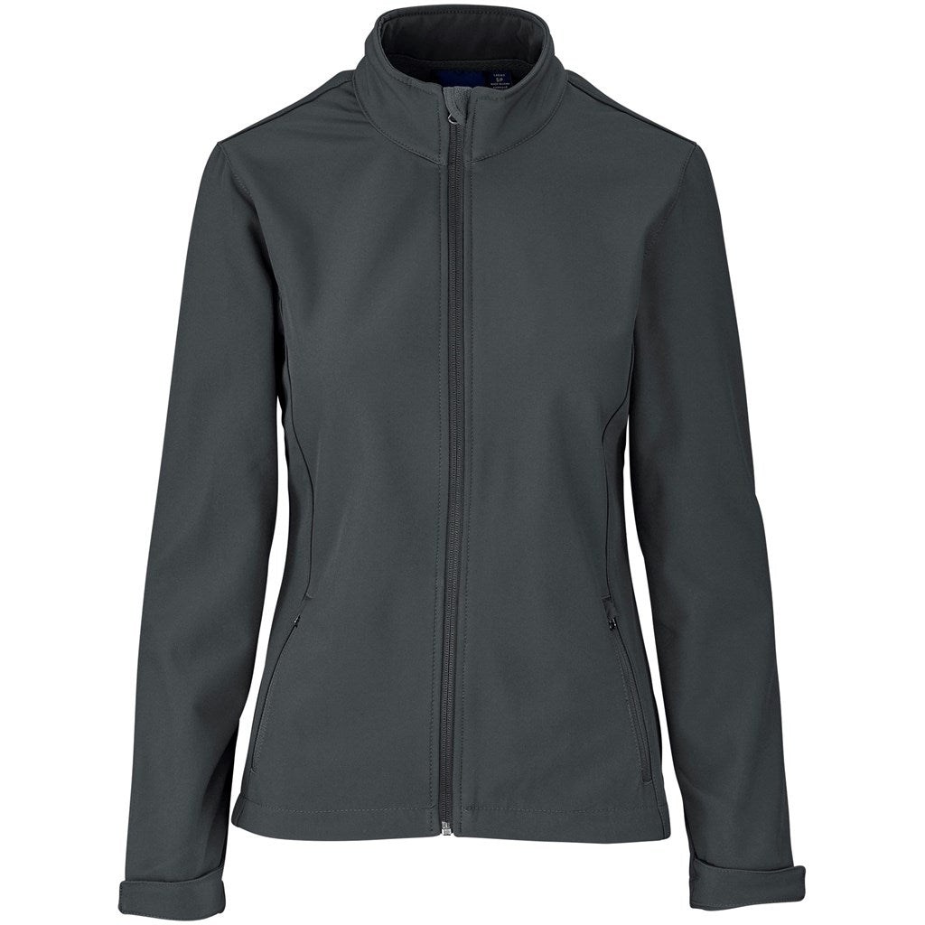 Ladies Pinnacle Softshell Jacket GREY