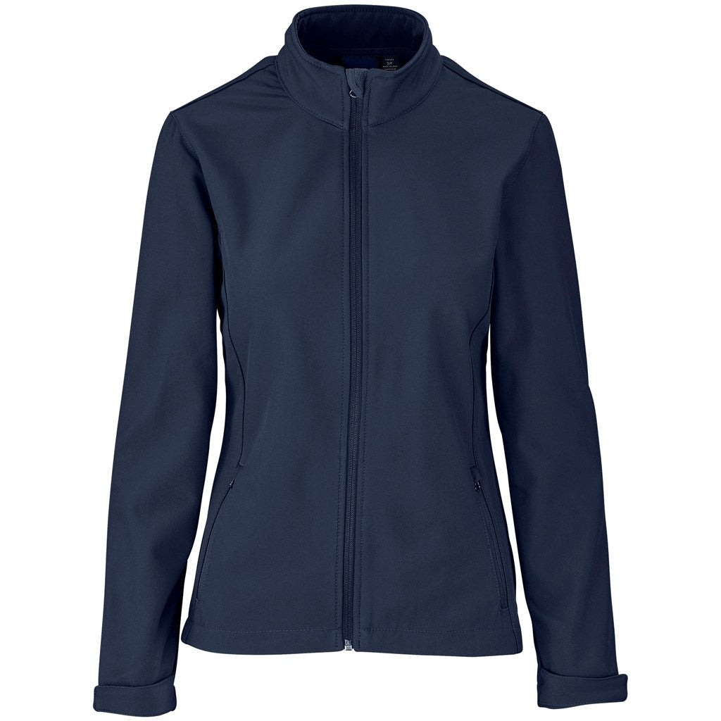 Ladies Pinnacle Softshell Jacket NAVY