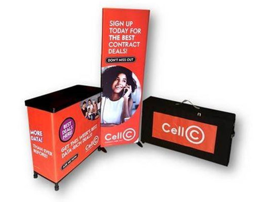 Bespoke Retail Display Kits - Demo table + Banner Activation Kit