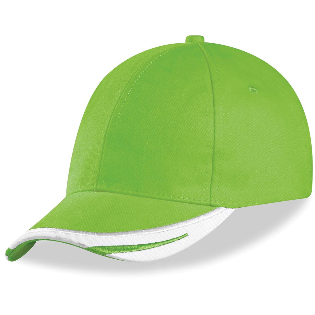 Bronx Cap - 6 Panel - Green LIME