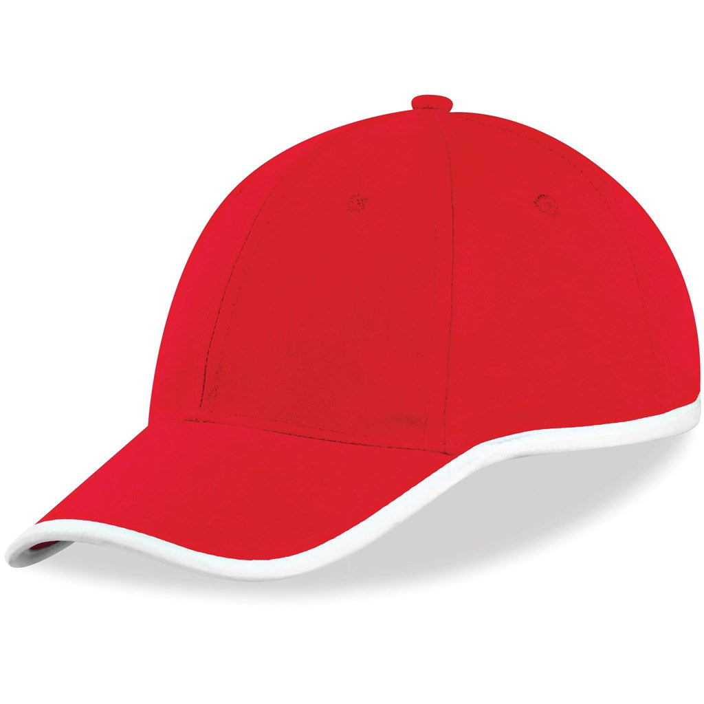 New Jersey Cap - 6 Panel RED