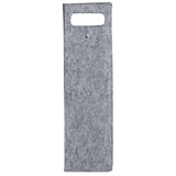 Hoppla Velto RPET Felt Single Wine Bottle Carrier